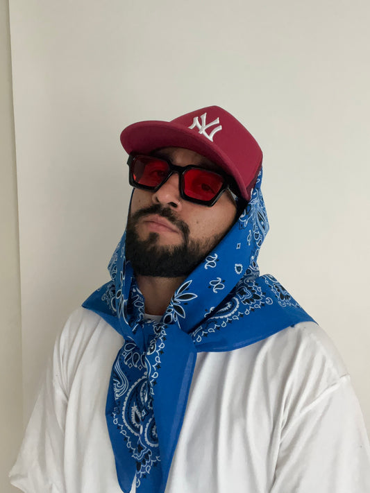 COBALT BLUE HEADSCARF
