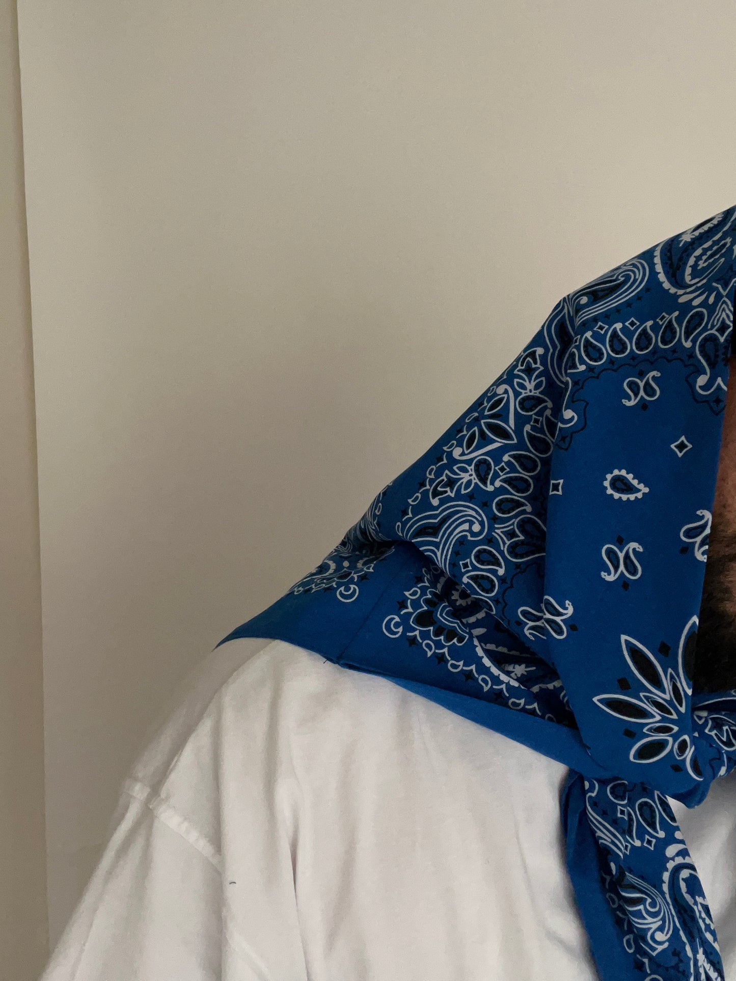 COBALT BLUE HEADSCARF