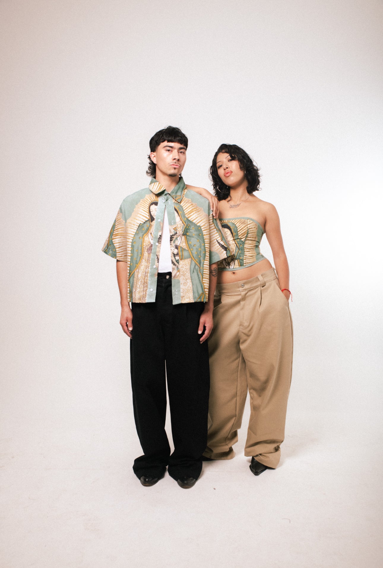 PLEATED PANTS