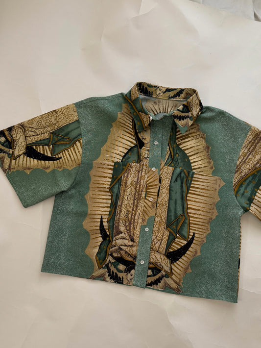 VIRGIN MARY BUTTON UP
