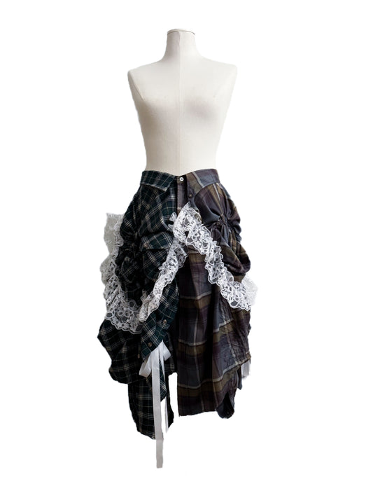 FLANNEL SHIRT SKIRT