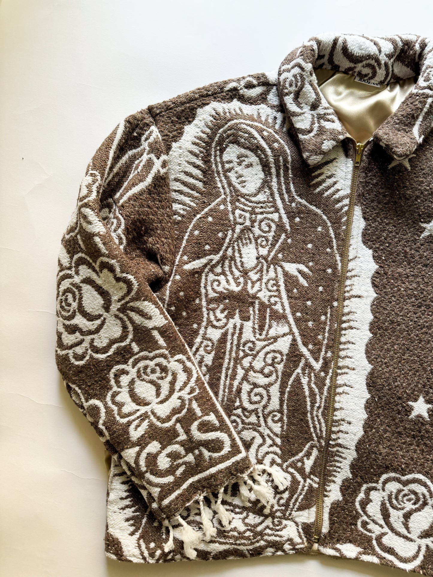 VIRGENCITA JACKET IN BROWN