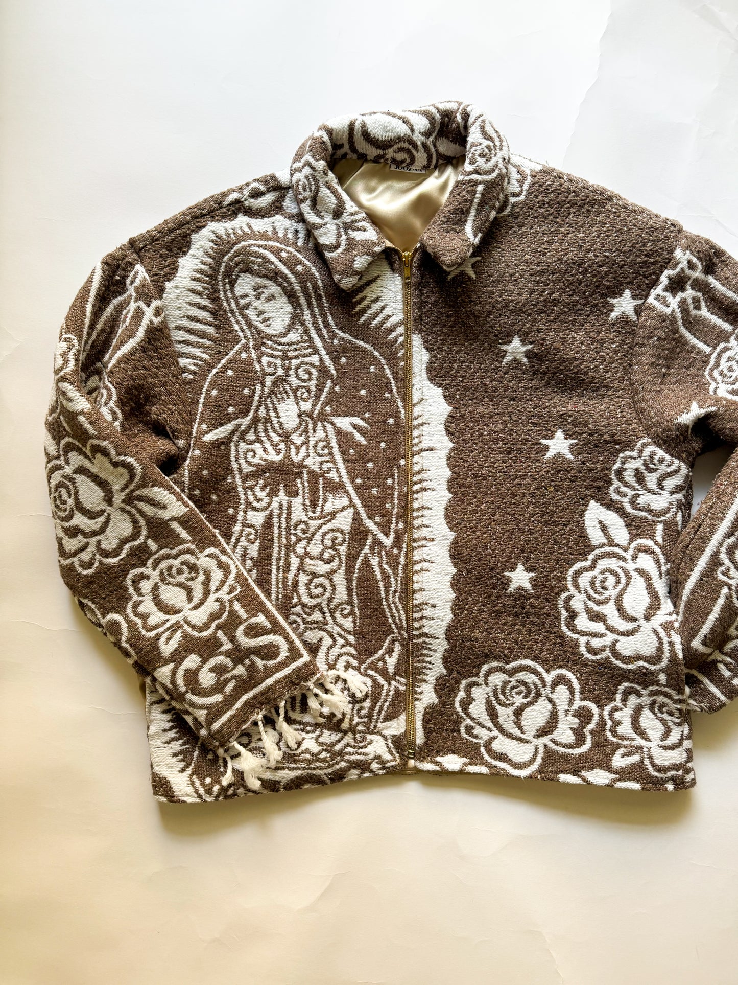 VIRGENCITA JACKET IN BROWN